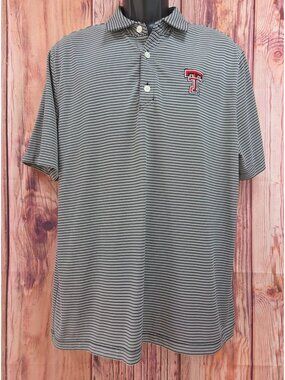 Texas Tech Cutter & Buck Mens Polo Shirt Large